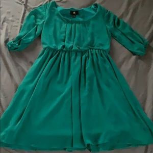Green flowy dress!